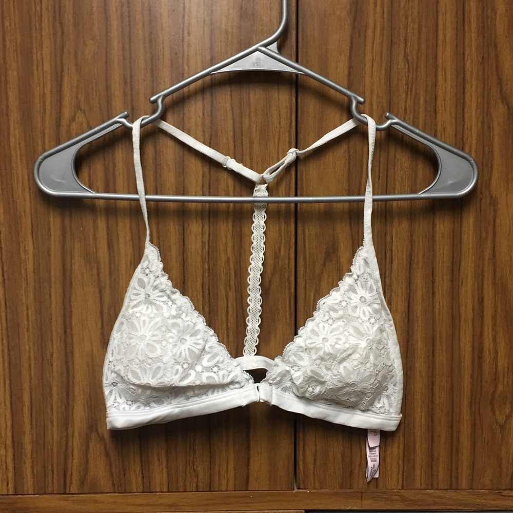 Victoria Secret White Lacey Bralette